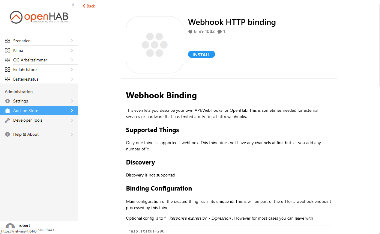 Webhook Installation
